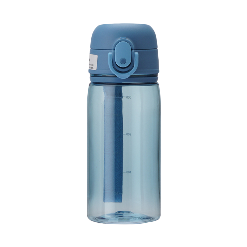 Custom Logo Portable Transparent Tritan Drinking Water Bottle
