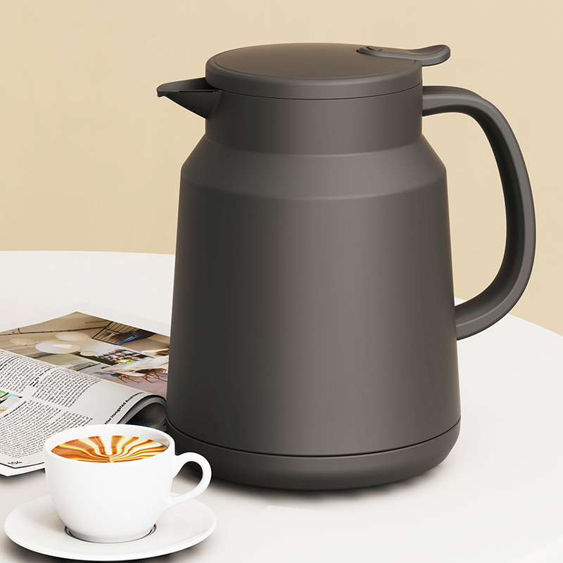 Thermal Double Walled Insulated Teapot Coffee Thermos Jug